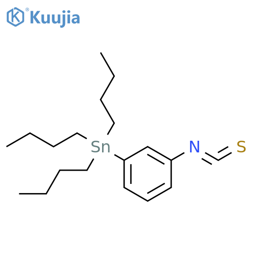 3-Tri-N-butylstannyl-phenylisothiocyanate structure