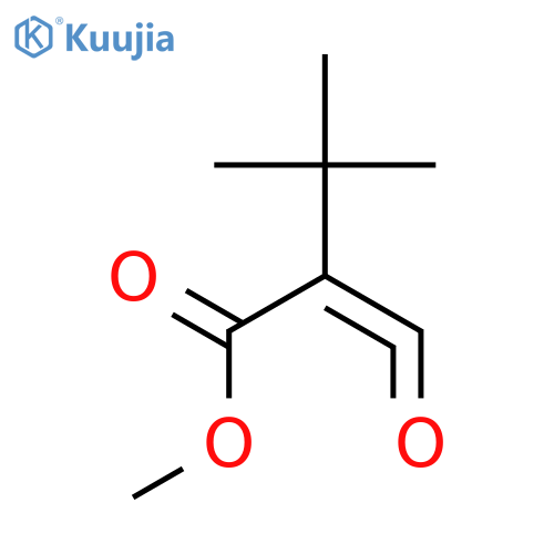 Butanoic acid, 2-carbonyl-3,3-dimethyl-, methyl ester structure
