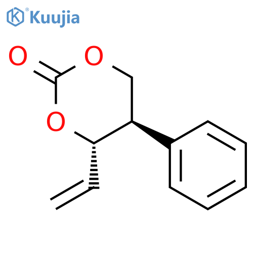 1,3-Dioxan-2-one, 4-ethenyl-5-phenyl-, trans- structure