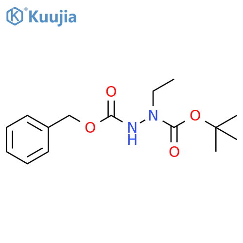 1-(1,1-Dimethylethyl) 2-(phenylmethyl) 1-ethyl-1,2-hydrazinedicarboxylate structure
