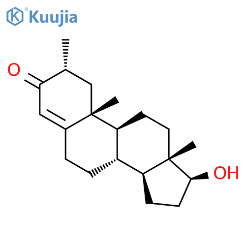 Androst-4-en-3-one, 17-hydroxy-2-methyl-, (2a,17b)- structure