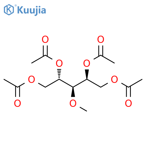 L-Arabinitol,3-O-methyl-, tetraacetate (9CI) structure