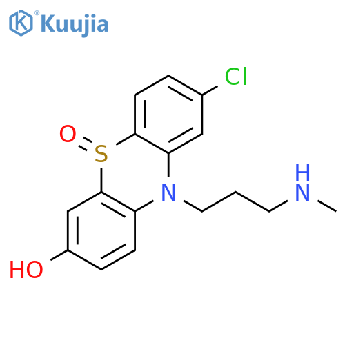 10H-Phenothiazin-3-ol, 8-chloro-10-[3-(methylamino)propyl]-, 5-oxide structure