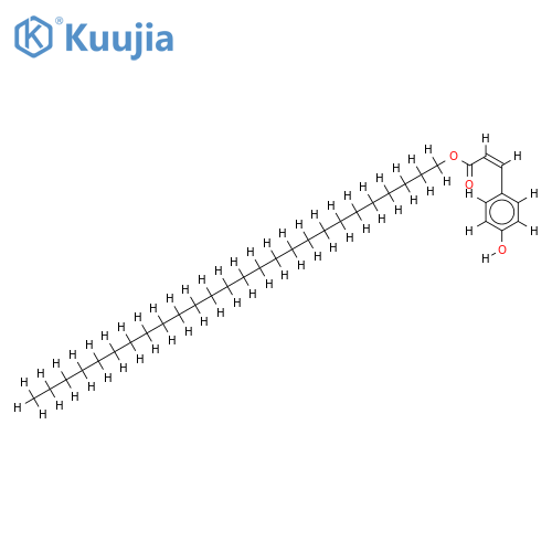 4'-hydroxy-cis-cinnamic acid hexacosyl ester structure