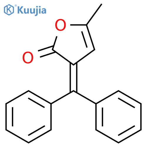 2(3H)-Furanone, 3-(diphenylmethylene)-5-methyl- structure