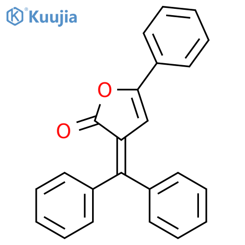 2(3H)-Furanone, 3-(diphenylmethylene)-5-phenyl- structure