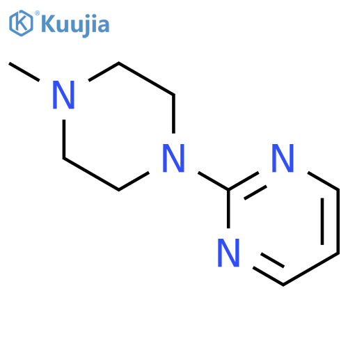 2-(4-Methylpiperazin-1-yl)pyrimidine structure