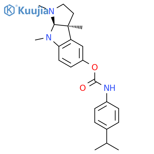 Carbamic acid,N-[4-(1-methylethyl)phenyl]-,(3aS,8aR)-1,2,3,3a,8,8a-hexahydro-1,3a,8-trimethylpyrrolo[2,3-b]indol-5-ylester structure