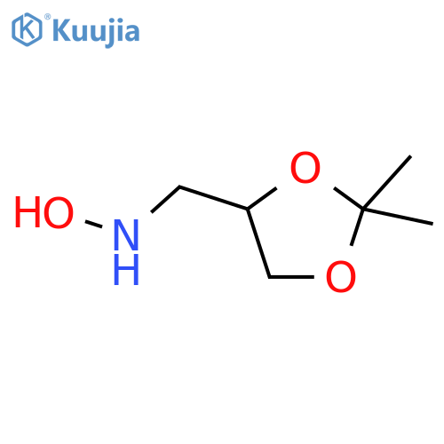 (S)-(+)-2,2-Dimethyl-4-hydroxyaminomethyl-1,3-dioxolane structure