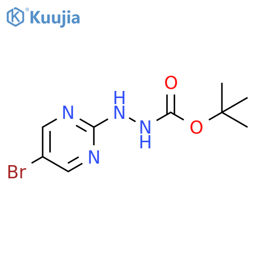 tert-Butyl 2-(5-bromopyrimidin-2-yl)hydrazinecarboxylate structure