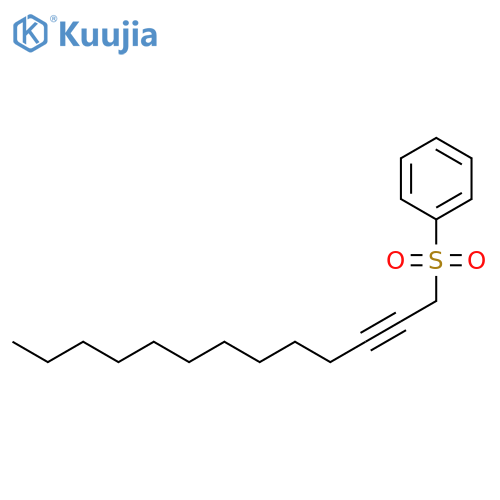 2-Tridecyne, 1-(phenylsulfonyl)- structure