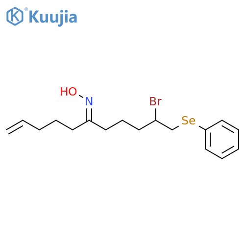 1-Undecen-6-one, 10-bromo-11-(phenylseleno)-, oxime, (Z)- structure