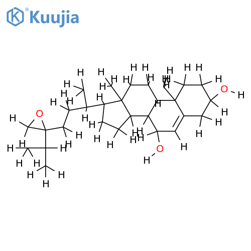 24(,28-Epoxide-(3beta,7alpha)-Ergosta-5,24(28)-diene-3,7-diol structure