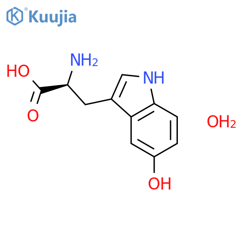 L-Tryptophan,5-hydroxy-, dihydrate (9CI) structure