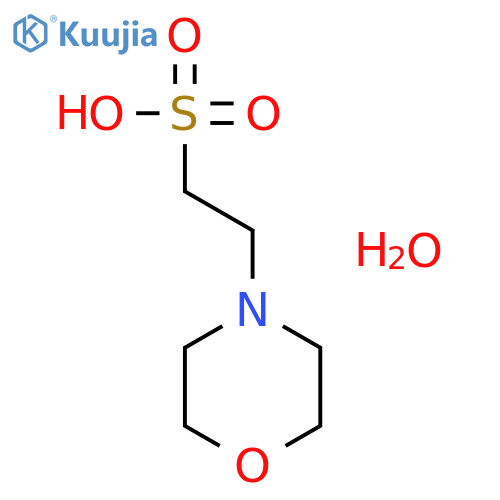 MES monohydrate structure