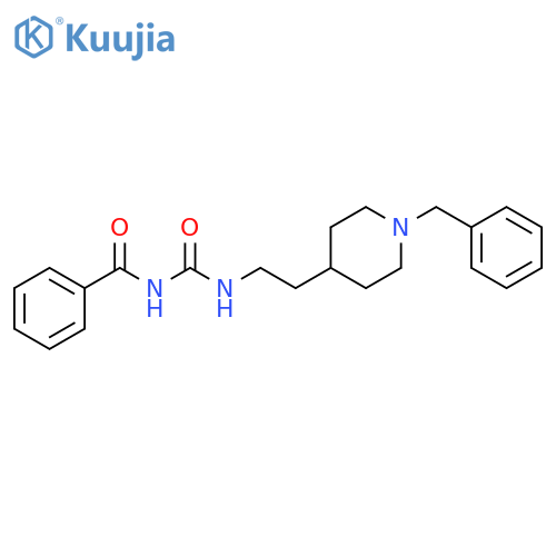 Benzamide, N-[[[2-[1-(phenylmethyl)-4-piperidinyl]ethyl]amino]carbonyl]- structure