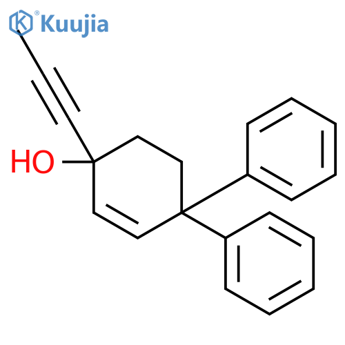 2-CYCLOHEXEN-1-OL, 4,4-DIPHENYL-1-(1-PROPYNYL)- structure