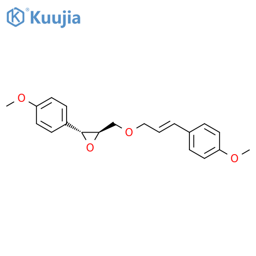 Oxirane,2-(4-methoxyphenyl)-3-[[[(2E)-3-(4-methoxyphenyl)-2-propenyl]oxy]methyl]-, (2R,3R)-rel- structure