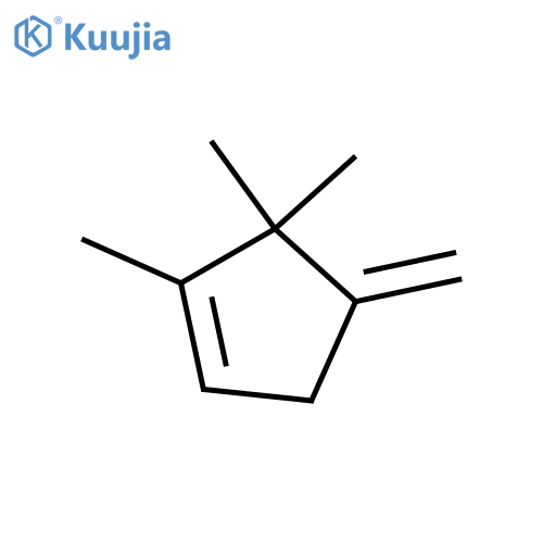 Cyclopentene, 1,5,5-trimethyl-4-methylene- structure
