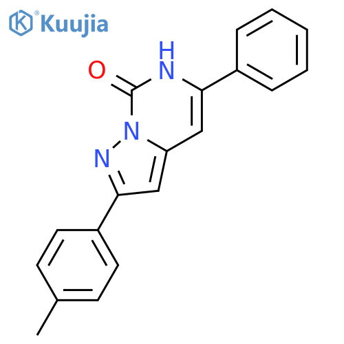 Pyrazolo[1,5-c]pyrimidin-7(6H)-one, 2-(4-methylphenyl)-5-phenyl- structure