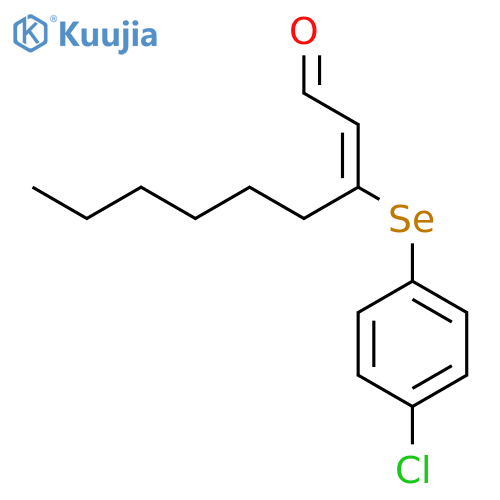 2-Nonenal, 3-[(4-chlorophenyl)seleno]-, (E)- structure