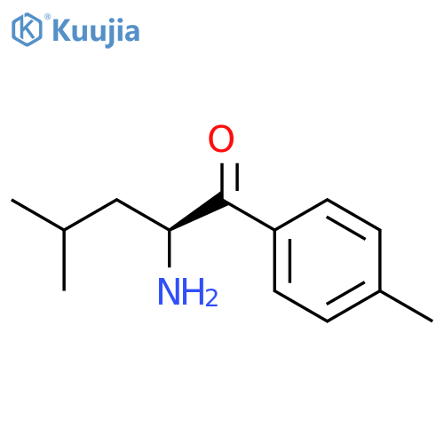 1-Pentanone, 2-amino-4-methyl-1-(4-methylphenyl)-, (2S)- structure