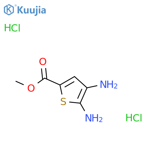 Methyl 4,5-diaminothiophene-2-carboxylate dihydrochloride structure