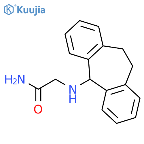 Acetamide,2-[(10,11-dihydro-5H-dibenzo[a,d]cyclohepten-5-yl)amino]- structure