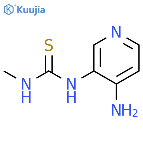 Thiourea, N-(4-amino-3-pyridinyl)-N'-methyl- structure