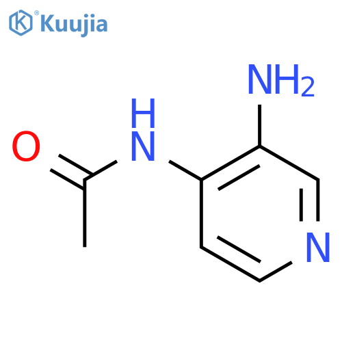 N-(3-aminopyridin-4-yl)acetamide structure