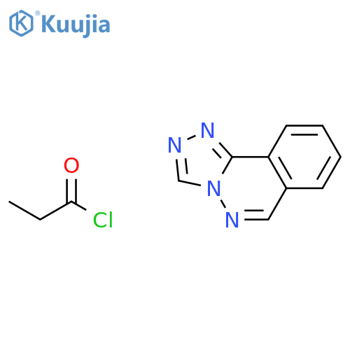 1,2,4-Triazolo[3,4-a]phthalazine-3-propanoyl chloride structure
