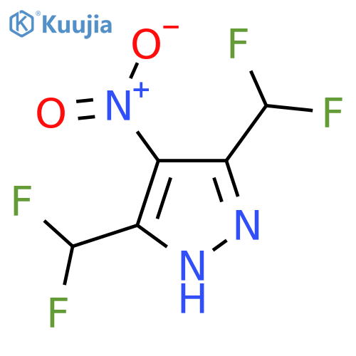 3,5-Bis(difluoromethyl)-4-nitro-1H-pyrazole structure