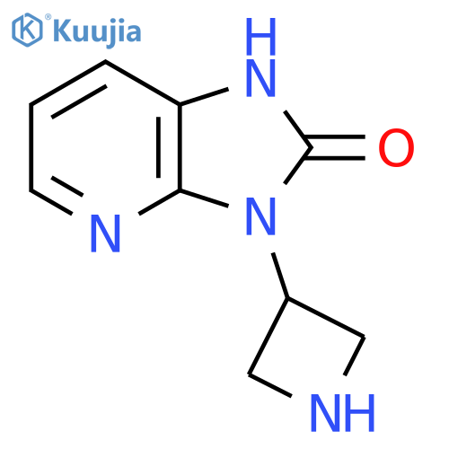 3-(azetidin-3-yl)-1,3-dihydro-2H-imidazo[4,5-b]pyridin-2-one structure