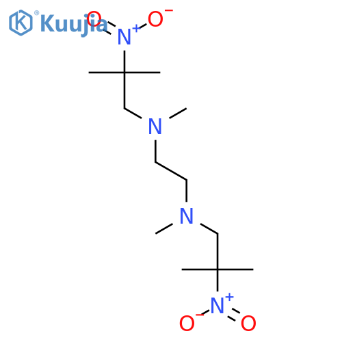 1,2-Ethanediamine, N,N'-dimethyl-N,N'-bis(2-methyl-2-nitropropyl)- structure