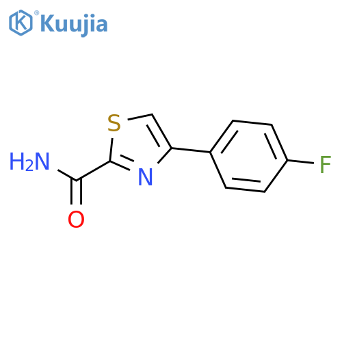 2-Thiazolecarboxamide, 4-(4-fluorophenyl)- structure