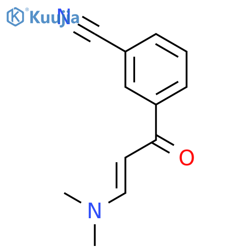 Benzonitrile, 3-[3-(dimethylamino)-1-oxo-2-propen-1-yl]- structure