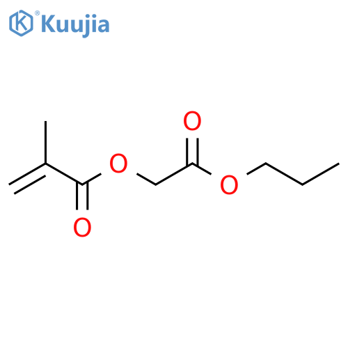 2-Propenoic acid, 2-methyl-, 2-oxo-2-propoxyethyl ester structure