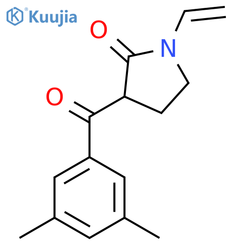 3-(3,5-Dimethylbenzoyl)-1-vinylpyrrolidin-2-one structure