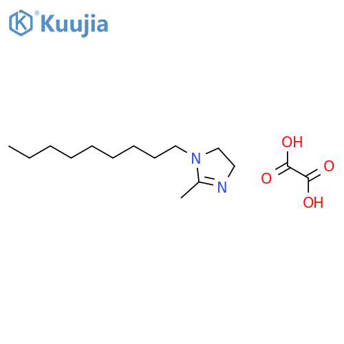 2-methyl-1-nonyl-4,5-dihydro-1H-imidazole ethanedioate structure