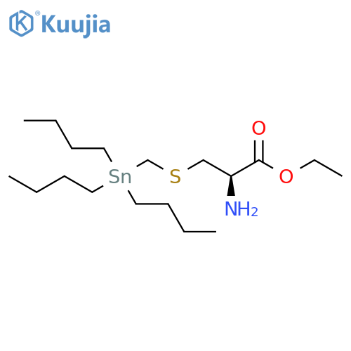 ethyl 2-amino-3-{(tributylstannyl)methylsulfanyl}propanoate structure