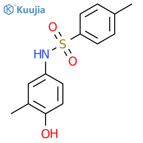 Benzenesulfonamide, N-(4-hydroxy-3-methylphenyl)-4-methyl- structure