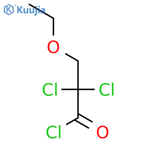 Propanoyl chloride, 2,2-dichloro-3-ethoxy- structure