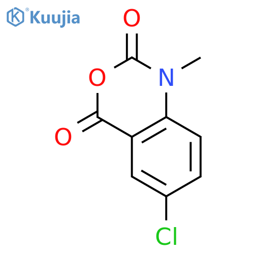 6-chloro-1-methyl-2,4-dihydro-1H-3,1-benzoxazine-2,4-dione structure