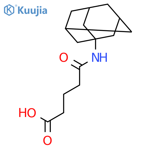 4-(adamantan-1-yl)carbamoylbutanoic acid structure