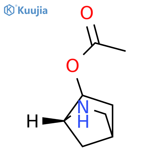 2-Azabicyclo[2.2.1]heptan-6-ol,acetate (ester), (1R-exo)- (9CI) structure