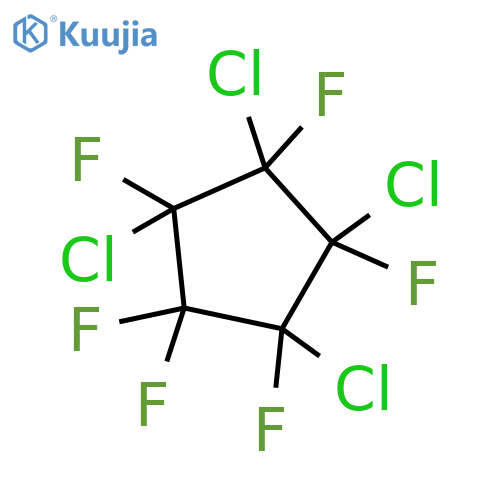 1,2,3,4-Tetrachlorohexafluorocyclopentane structure