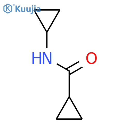 Cyclopropanecarboxamide,N-cyclopropyl- structure