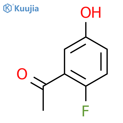 1-(2-fluoro-5-hydroxyphenyl)ethan-1-one structure
