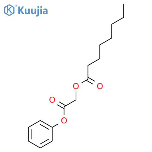 OCTANOIC ACID, 2-OXO-2-PHENOXYETHYL ESTER structure