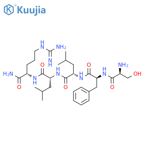 L-Argininamide, L-seryl-L-phenylalanyl-L-leucyl-D-leucyl- structure